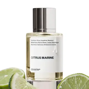 Citrus Marine, Dossier, Men Perfume, Eau de Parfum, 50ml, Citrus, Grapefruit, Mandarin, Black Pepper, Oakmoss, Amberwood Citrus Marine, Dossier, Men Perfume, Eau de Parfum, 50ml, Citrus, Grapefruit, Mandarin, Black Pepper, Oakmoss, Amberwood