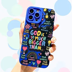Inspirational Quotes TPU Case for iPhone 17 16 E 15 14 Plus 13 12 11 Pro Max Air Straight Edge Drop-Resistant Rugged Durable Cover Shell Gift 2D printing