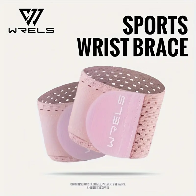 1-pack/2-pack adjustable wrist support band, compression wrist support band, lightweight and breathable, flexible pressure, ideal for fitness, badminton, tennis, basketball, and cycling, Wrist Wraps