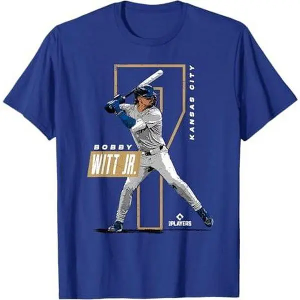 Bobby Witt Jr. | Kansas City Baseball Players | MLBWIT3002 T-Shirt