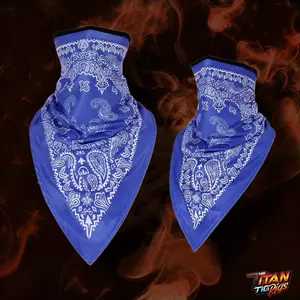 Titan TigRigs Paisley Bandana for Welders & Metalworkers - Soft Breathable Fabric for Arc Radiation Protection & All-Day Comfort