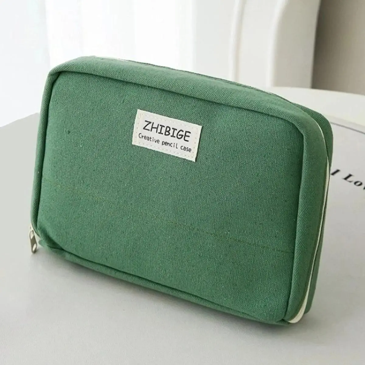 Multi-layer Large Capacity Pencil Case, 1 Count Multi-functional Simple Stationery Storage Bag, Desk Organizer for Home Office School Student Teacher