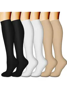 Socks Laboratory  6 Pack Retro Soda Print Compression Socks Moisture-Wicking  Ideal for Active Days & Office Wear