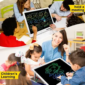 18" & 22" Wireless LCD Writing Tablets – Large Drawing Boards with 2 Pens, Stand & Bracket – Educational Toy & Gift for Kids 3-12 and Adults