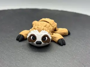 3D Printed Articulated Sloth - Fidget Animal Friend