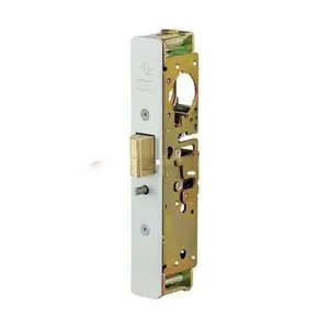 212 MAIN Left-Hand Heavy-Duty Deadlatch Security Lock, 1.125x2.625 in. Series 4900 Flat Mortised Strike Door Hardware, Anodized Aluminum