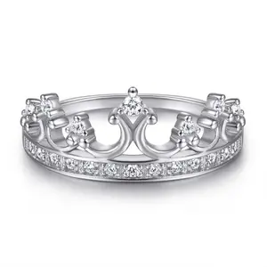 Zircon Crown Ring for Women – Y2K Style Personalized Jewelry Gift for Daily & Party Wear
