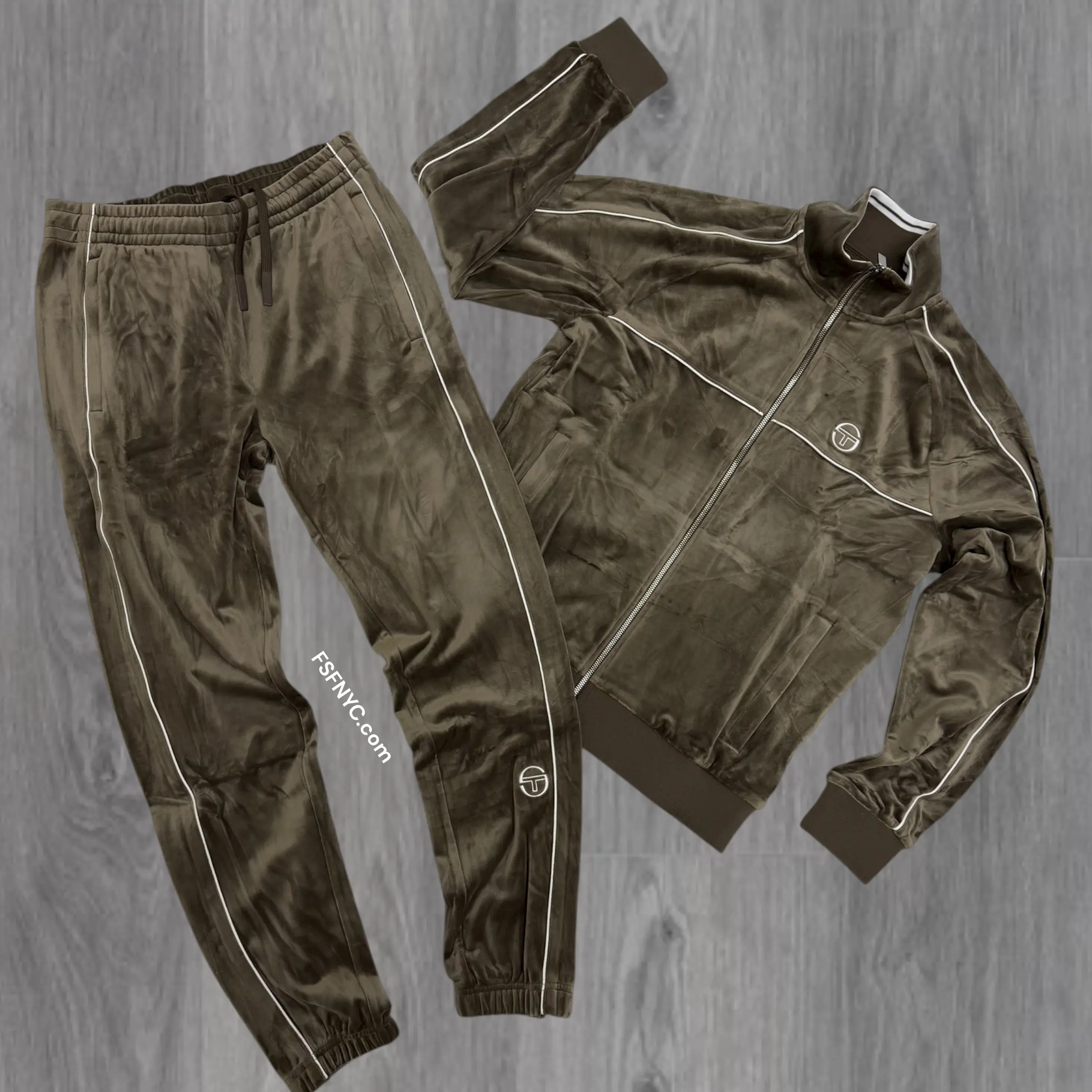 Sergio Tacchini - Velour Lioni Track Set - Morel