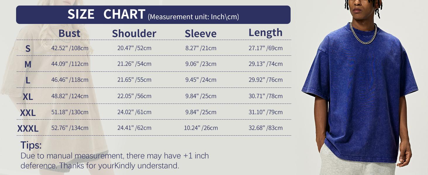 Arssm 3 Pack Oversized Tshirts for Men Gym Vintage Heavyweight T Shirts Cotton Workout Acid Wash Baggy Tees