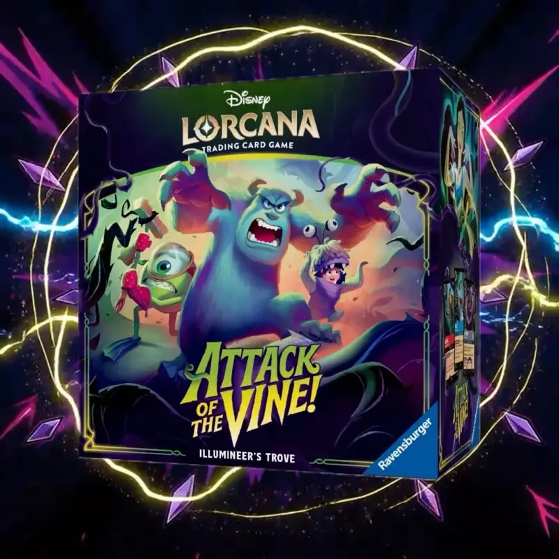 New Disney Lorcana: Attack Of The Vine Illumineer's Trove Collectible Non-Sports Trading Card Box