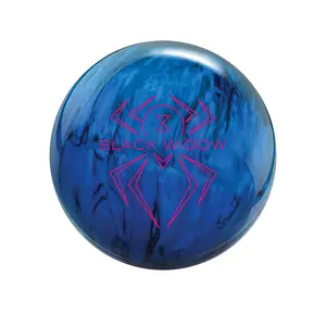 Hammer Black Widow Mania Blue Cohesion Pearl Asymmetric Bowling Ball HK22-Cohesion with Unique Blue Design and Sharp Breakpoint