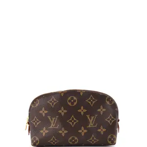 Pre-owned Louis Vuitton Canvas Coated Toiletry Bags Cosmetic Pouch Monogram Canvas by Rebag