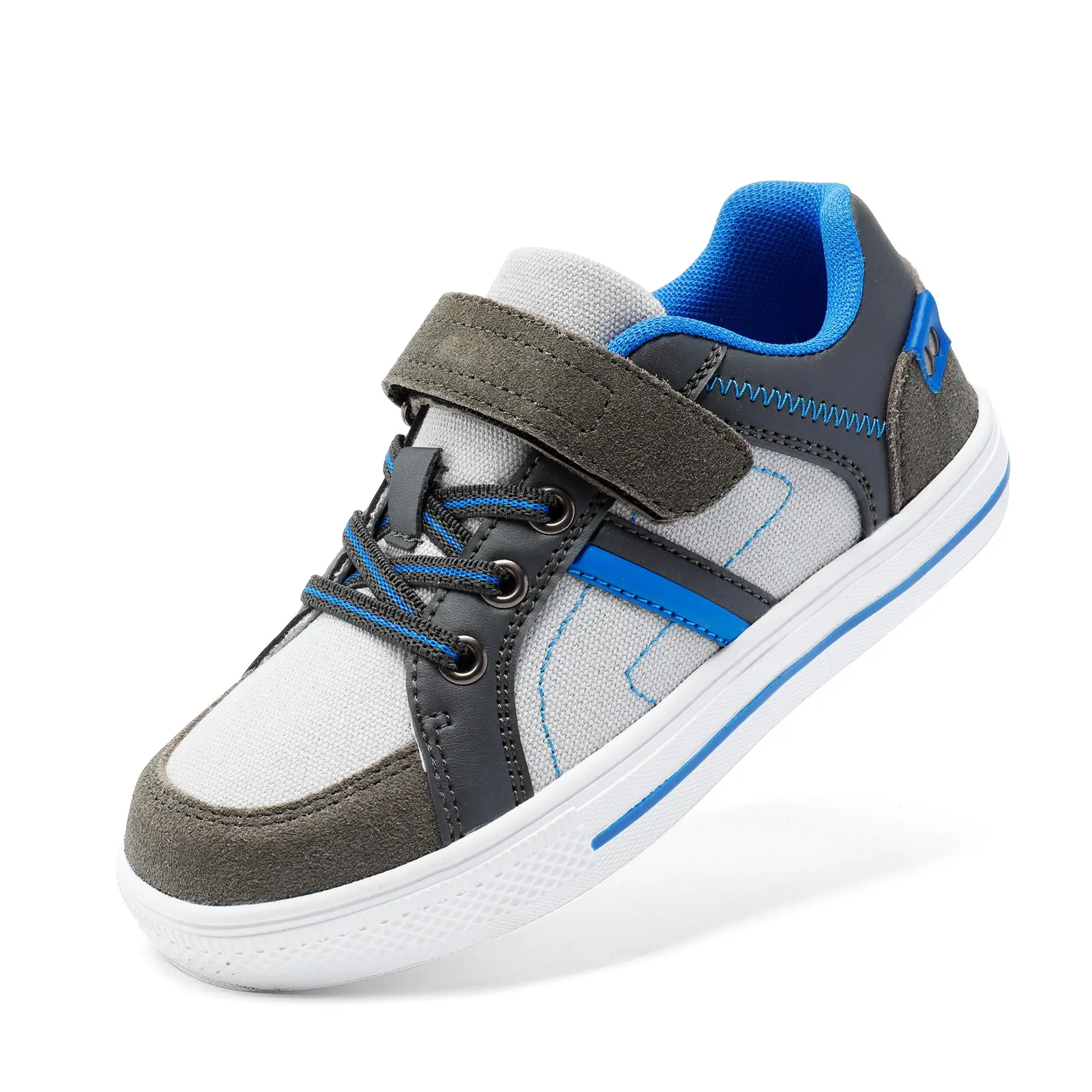 Dream Pairs Girls' Fashion Sneakers, Casual Breathable Mesh Slip On Shoes with a Wide Toe Box and Cushioned Rubber Outsole, Fashion Trainers, Casual Trainers, Fabric, Shoes Sneakers, Textile Upper, Snug Fit, Hook & Loop, School/Play, Everyday Wear, Traine