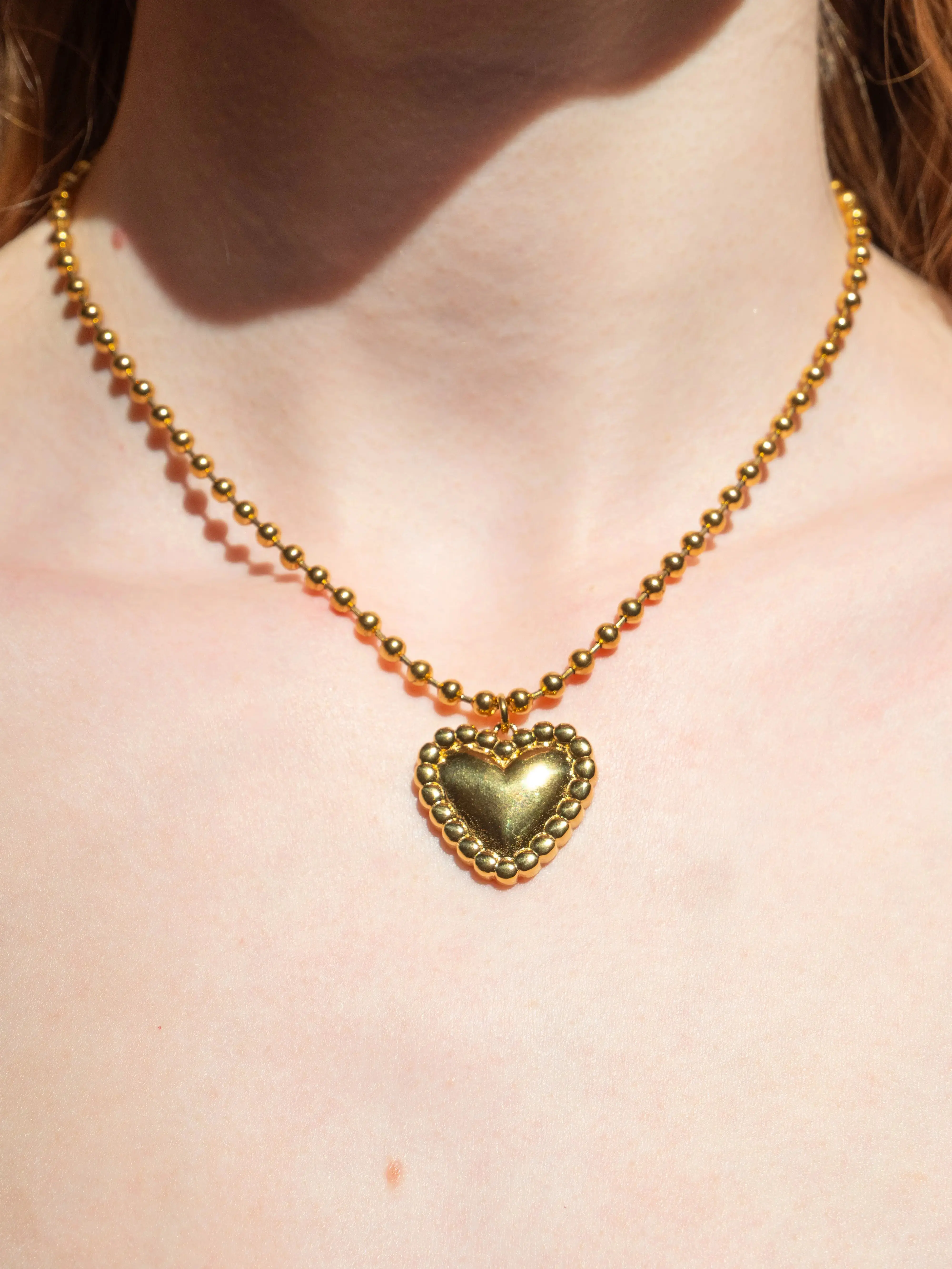Bubble Heart Necklace| Stainless Steel Non-Tarnishing Jewelry