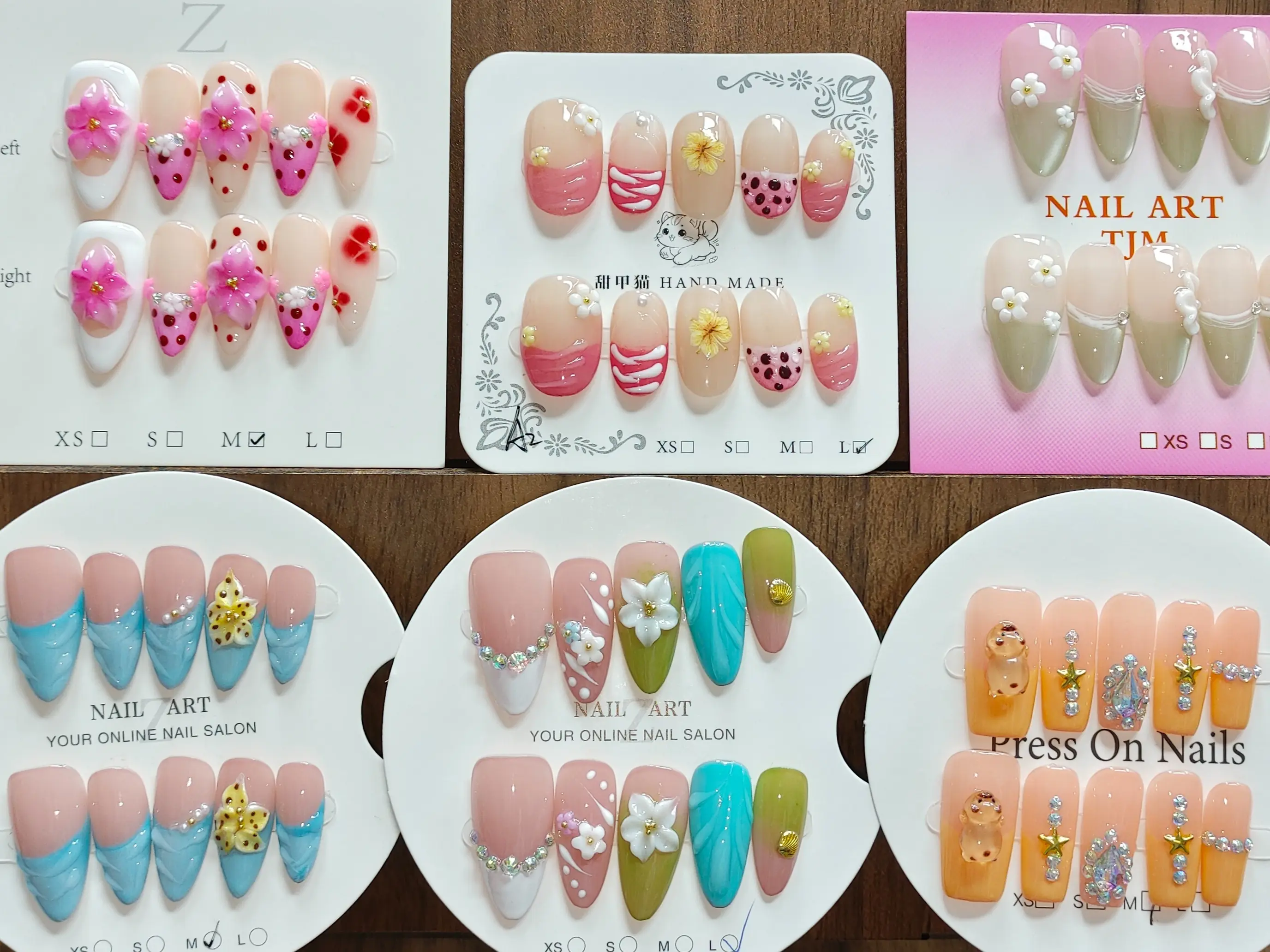 Canvy(8059)gc.Press On Nails Mystery Box | 15 Sets Reusable Fake Nails, $30 with FREE SHIPPING