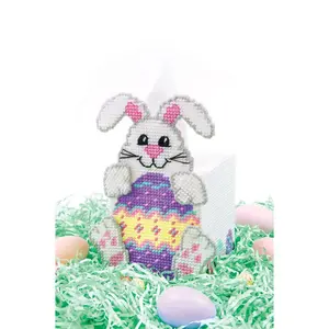 Bunny Plastic Canvas Tissue Box Cover Kit