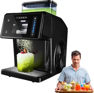 CULVANI Snowlux Shaved Snowflake Ice Machine Self-Cleaning 8-Speed Custom Texture Control Professional Cooling System Sugar-Free Friendly for Smoothies Snow Cones Cocktails & Frozen Desserts