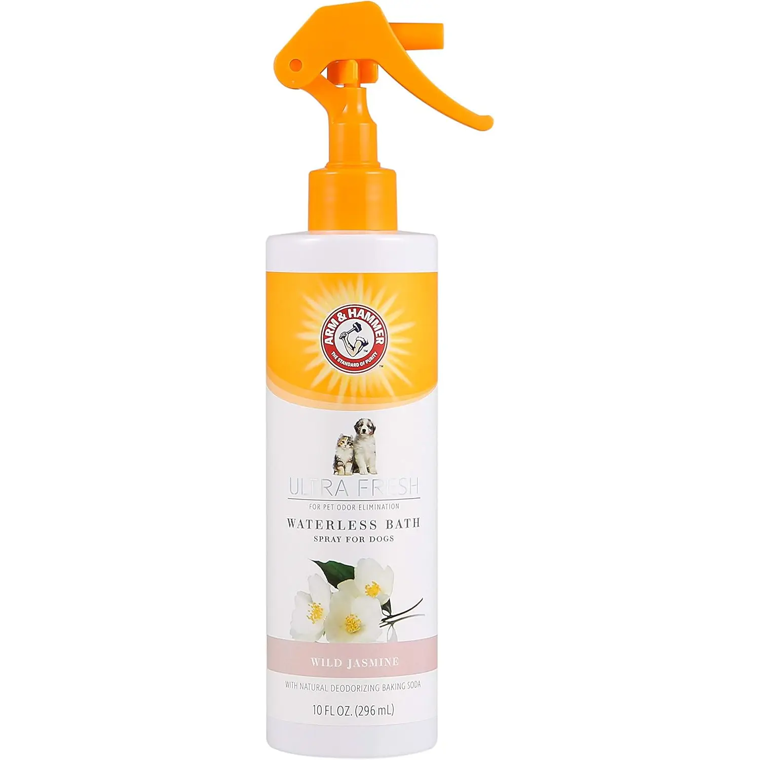 Arm & Hammer for Pets Ultra Fresh Waterless Bath Spray for Dogs in White Jasmine Scent | Dry Dog Shampoo, Dog Spray | Waterless Dog Shampoo and Dog Deodorizing Spray, Dog Spray Deodorizer Perfume