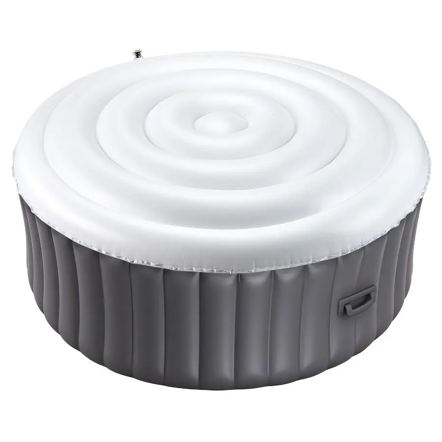 【DealsForYouDays】VEVOR Inflatable Hot Tub Cover, 4.5 Ft Round Hot Tub Cover Protector, Insulated Spa Covers for Inflatable Hottub, Weatherproof and Waterproof Energy Saving Lid for Outdoor Use, WhiteVEVOR Super Brand Day