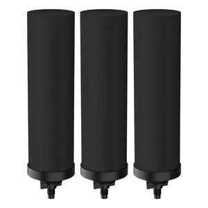 Membrane Solutions U3P Original Replacement Filter UV Countertop Gravity Water Filtration System Elements -3PACKS