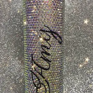Customizable Blinged Drinkware Cups with Your Name and Desired Color