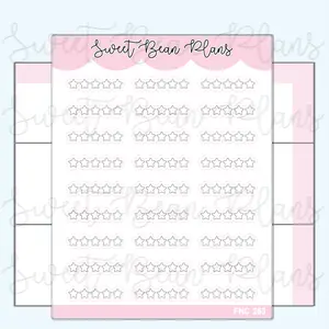 Reading Star Ratings Vinyl Planner Sticker | Fnc 263