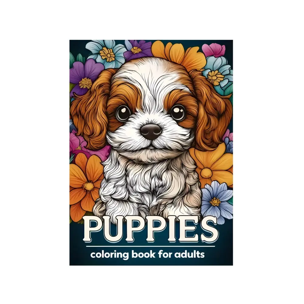 Adult Coloring Book, 24 Pages Spiral Bound, Stress Relief Fun, Perfect Gift for Adults, Teens, Holidays, Parties, Friends, Family, Spiral Binding