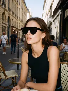 Matte Thick Frame Cat Eye Fashion Glasses, Blogger Style Versatile Naked Look Essential, Fits French, High Street, Minimalist