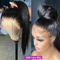 360 straight lace wig