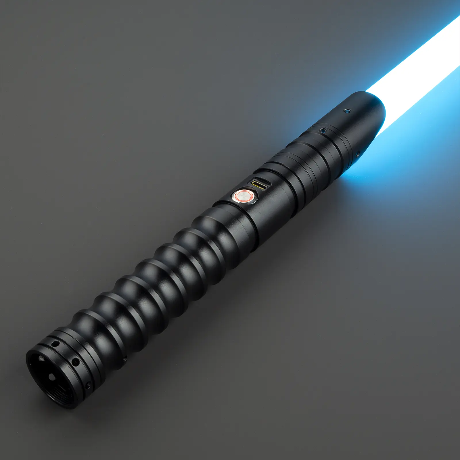 Realistic Polycarbonate Force Heavy Dueling Lightsaber - RGB Motion Control, Metal Hilt, Jedi Smooth Swing, Durable Construction, LED Blade Toy Sword for Collectors, Realistic Lightsaber, Polycarbonate Lightsaber