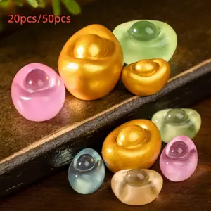 Creative Night Glow Treasure Hunt DIY Decorations Accessories Miniature Models Lucky Figurines, 20pcs/50pcs Set