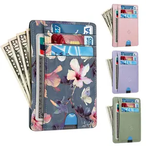 Slim Wallet Secure Men Women RFID Blocking Money Credit Card Holder Wallets