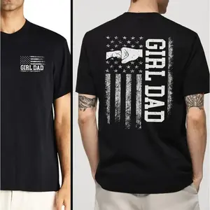 Girl Dad T-Shirt, Sweatshirt, Hoodie, Proud Dad of Girls Tee, Father’s Day Gift Shirt, 100% Cotton Unisex Dad Tee, Gift from Daughter Son