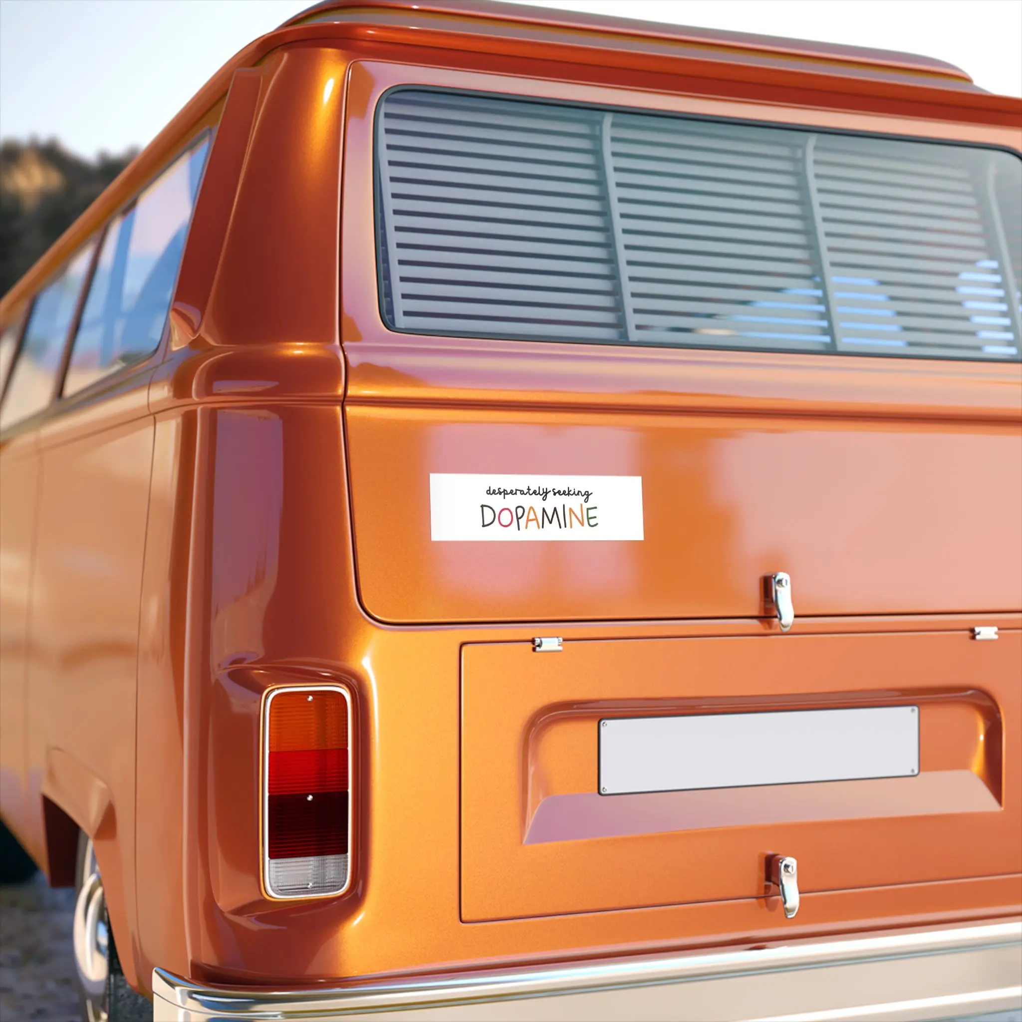 Desperately Seeking Dopamine Bumper Sticker ADHD