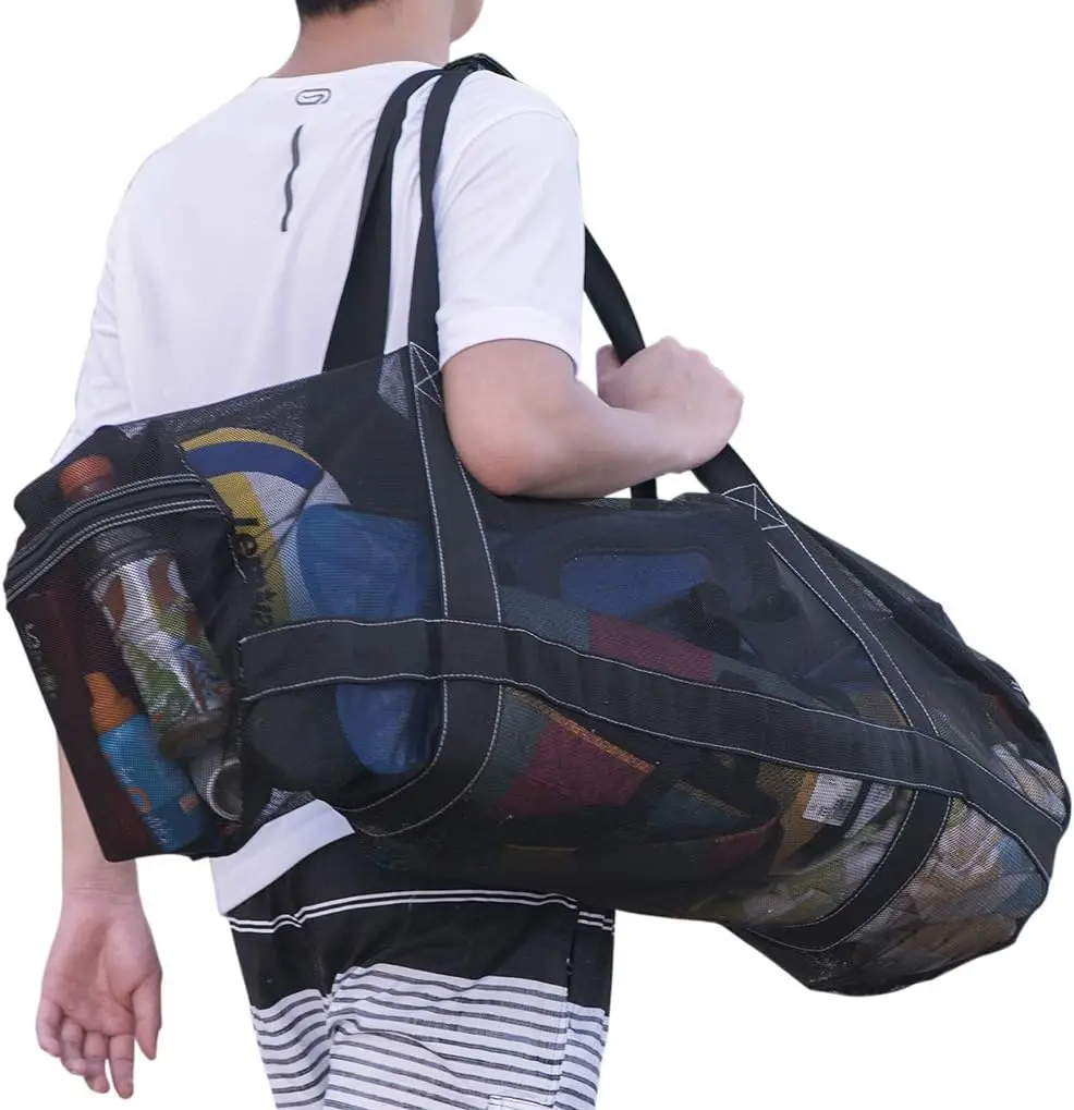 37-Inch XXL Functional Mesh Fabric Duffle Bag for Scuba Dive Gear, Beach Use & Watersports Equipment (Snorkel, Spearfishing, Kayak, Freedive)