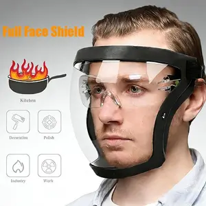 Outdoor Cycling Goggles, Anti-Fog Dustproof Splash-Proof Windshield Safety Mask, Welding Face Shield, Industrial Protective Gear for Work