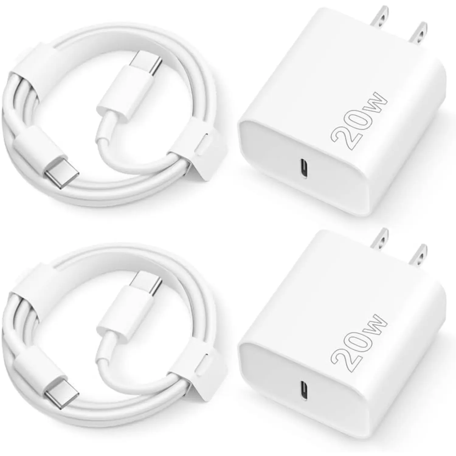 Charger Fast Charging 20W PD USB C Wall Charger with 6FT USB C to C Charging Cable for  iPhone 16/16 Pro/16 Pro Max/16 Plus 5/15 Pro/15 Pro Max/15 Plus
