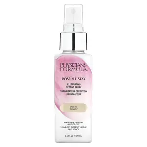 Physicians Formula Rosé All Stay, Illuminating Setting Spray, Alcohol-Free, 3.4 fl oz (100 ml)