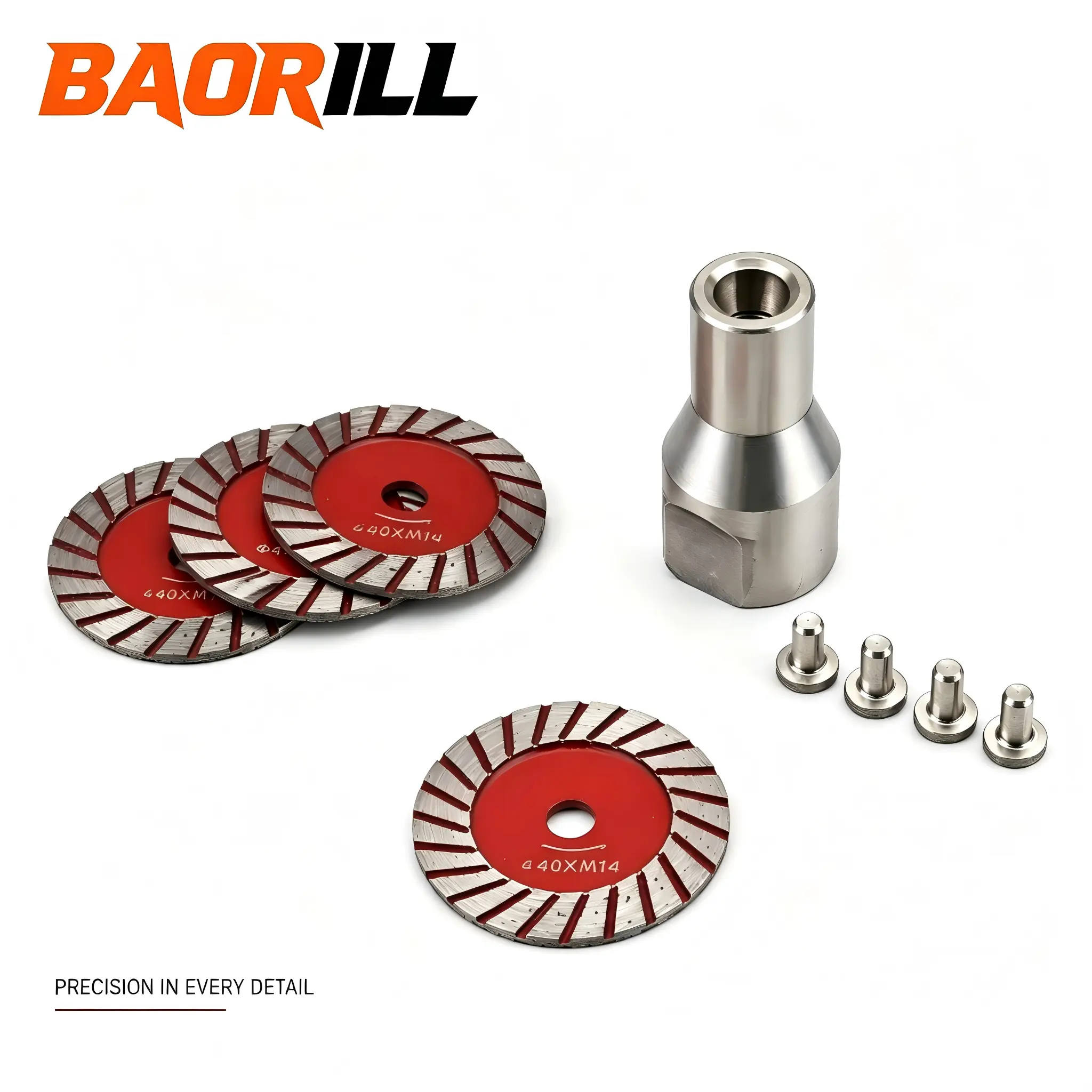 BAORILL 1.57in (40mm)  Mini Diamond Cutting Blade, Professional Circular Saw Blade Accessory for Granite, Marble, Tile Cutting & Masonry DIY
