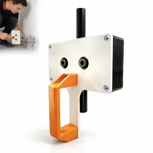 Orange/Black Handle Multi-Function Wire Threader Electric Cable Puller, High-Efficiency Cable Pulling Tool eeding tool suitable for 8mm capacity cables, suitable for electricians to conduct smooth wiring in pipes and narrow spaces