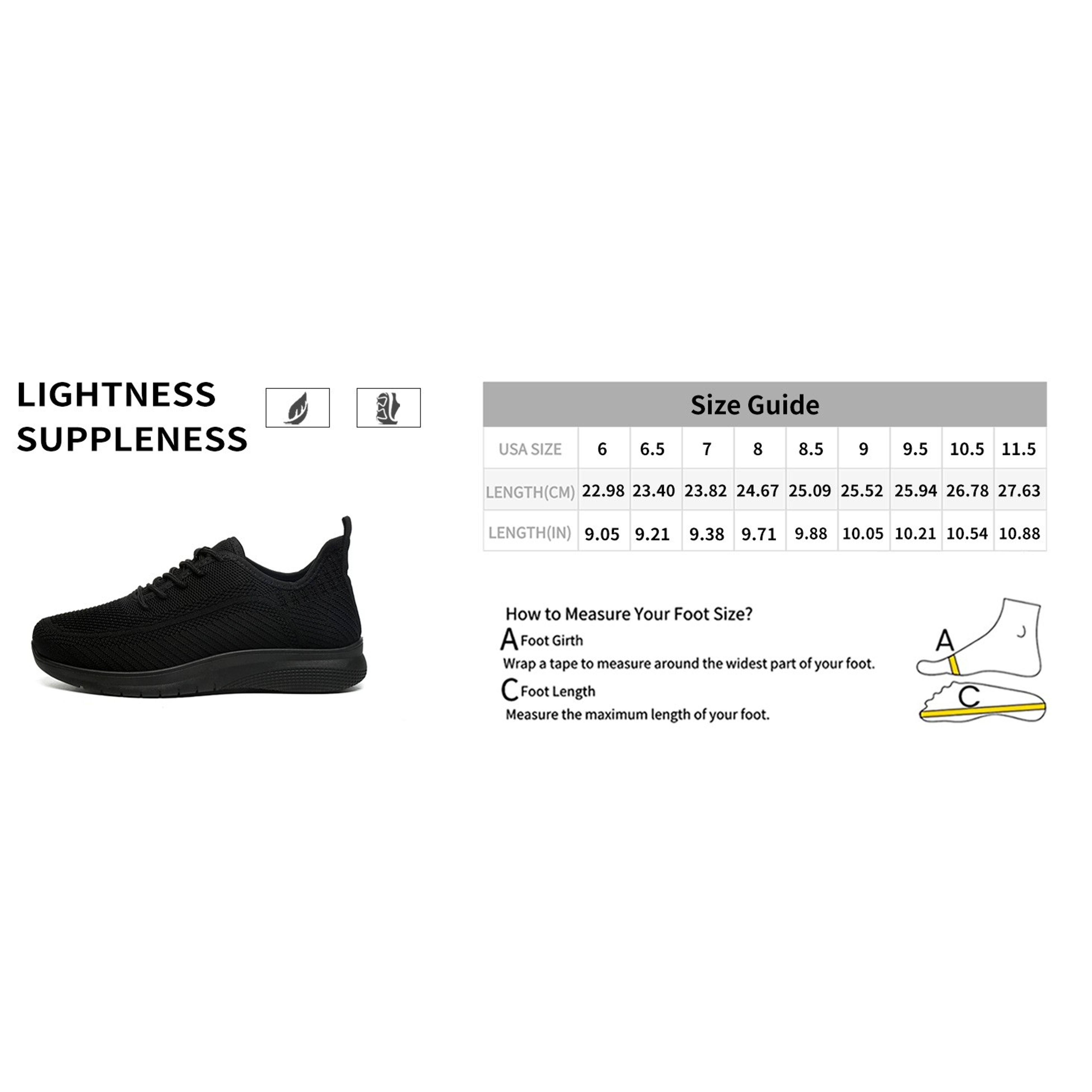Sneakers for Women Casual Lightweight Standing All Day Tennis Walking Shoes Non Slip Work Nursing Shoes