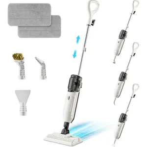 Steam Mop, Multi-Purpose Steam Cleaner for Steamer for Floor Cleaning, Floor Steamer Cleaner for Deep Cleaning with Handheld Steamer Mops Accessories, Pet Steam Mop Cleaner for Hardwood, Tile