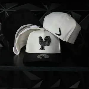 Gallo plate SnapBack hat-white/black