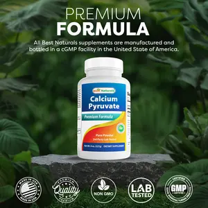 Best Naturals Calcium Pyruvate Powder 8 OZ - Energy Boost - Muscle Growth
