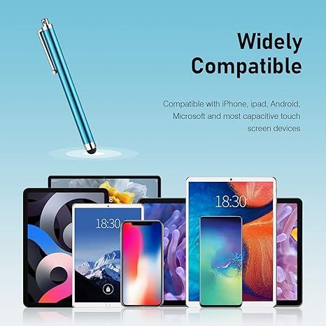 Stylus Pens for Touch Screens, Abiarst High Precision Universal Stylus for iPad iPhone Tablets Samsung Galaxy All Capacitive Touch Screens (10-Pack)
