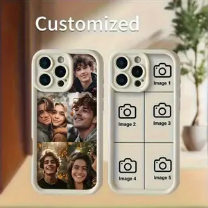 Custom photo phone case, full protection, anti-slip, anti-drop TPU soft case, suitable for iPhone 16/15/14/13/12/11 ProMax/Pro/Plus Fashionable, colorful, cute and unique. Personalized gift for birthdays/an