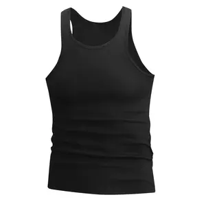 4/3/1 - Men's Body Shaping Fitness Solid Color Vest - High Elastic Comfort, Light Breathable, Sports Top, Slim Fit - Compression Top, Polyester and Spandex Blend - Skin-friendly Fabric Quick Drying#SummerVibes Dry Fit Sleeveless Athletic Workout Clothing