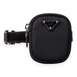 Pre-owned PRADA nylon Bag Accessories Black Pouch P26030429