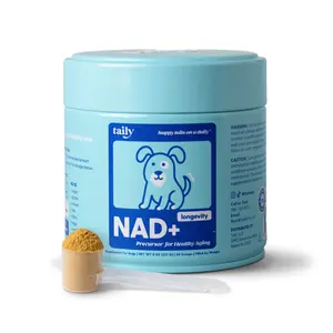 Taily NAD+ Longevity Powder for Dogs — NMN, NR, Quercetin, Resveratrol — Supports Healthy Aging, Cellular Energy, Cognitive Health & Natural Vitality — Premium Canine Longevity Supplement