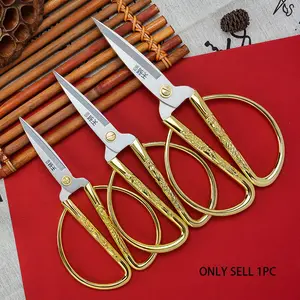 Dragon Phoenix Scissors, Wedding Cutting Ribbon Shears, Opening Ceremony Decorations, Stainless Steel Craft Tools, Fabric Scissor